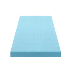 Giselle 12cm Memory Foam Mattress Topper Ventilated Cool Gel Bamboo Cover King Single