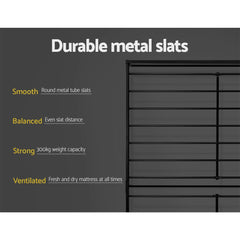 Artiss Bed Frame Double Size Metal Bed Frame DANE