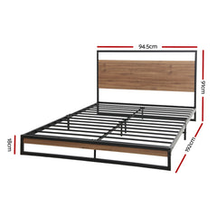 Artiss Bed Frame Single Size Metal Bed Frame DANE