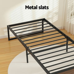 Artiss Bed Frame Metal Frame King Single Bed Base 2 Drawers OSLO