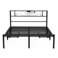 Artiss Queen Bed Frame with Charging Station & Storage Drawers Metal