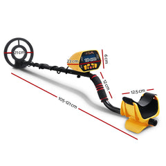 Metal Detector 180MM Deep Sensitive Water Resistant Treasure Hunter Gold Digger Yellow