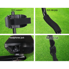 Metal Detector 220MM Deep Sensitive Water Resistant Treasure Hunter Gold Digger