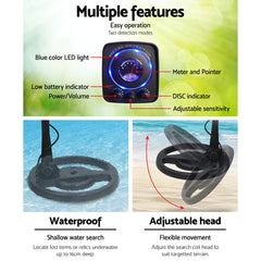 Metal Detector 160MM Deep Sensitive Water Resistant Treasure Hunter Gold Digger