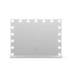 Embellir Makeup Mirror 80x60cm Hollywood Vanity with LED Light Tabletop White