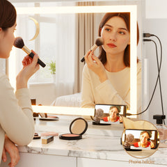 Embellir Makeup Mirror 80x58cm 360~ Rotatable Vanity Mirror with Lights Bright Light Strip Adjustable