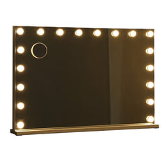 Embellir 90x60cm Makeup Mirror Large Hollywood Vanity Mirror with 18 Dimmable LED Bulbs