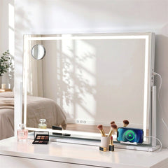 Embellir 90x60cm Makeup Mirror 360 degree Rotatable Vanity Mirror 10x magnifing
