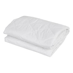Giselle Waterproof Mattress Protector 100% Cotton Quilted Fitted Cover King Single