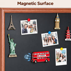 3 Panel Cork Board Magnetic Chalkboard Combo Wall Mounted Framed Notice Board Includes Push Pins for Photos Notes Memos Home Office And Classroom 60x90cm
