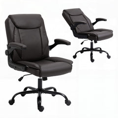 Artiss Executive Office Chair Mid Back Brwon