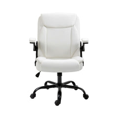 Artiss Executive Office Chair Mid Back White