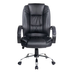 Artiss Executive Office Chair Leather Tilt Black