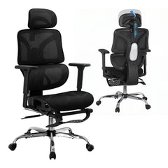 Artiss Ergonomic Office Chair Footrest Black