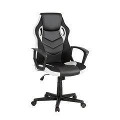 Astiss Gaming Office Chair Desk Racing Computer Chairs Executive Home Black & White