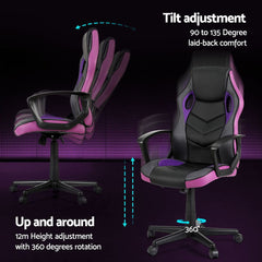 Artiss Gaming Office Chair Computer Chairs Purple