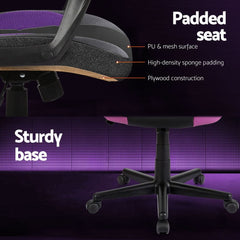 Artiss Gaming Office Chair Computer Chairs Purple