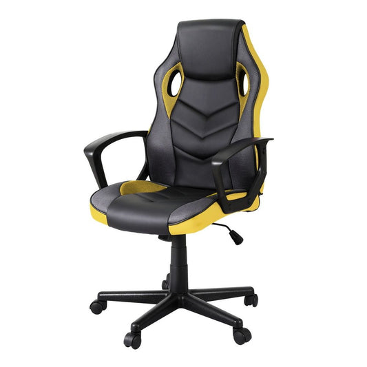 Artiss Gaming Office Chair Computer Executive Racing Chairs High Back Yellow