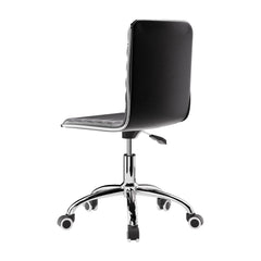 Artiss Office Chair Conference Chairs PU Leather Low Back Black
