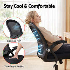Artiss Mesh Office Chair Computer Gaming Desk Chairs Work Study Mid Back