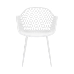 Gardeon 4PC Outdoor Dining Chairs PP Lounge Chair Patio Furniture Garden White