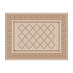 Gardeon Outdoor Rugs 274x366cm Large Carpet Reversible PP Dual-Sided Area Mat Patio Rug Khaki