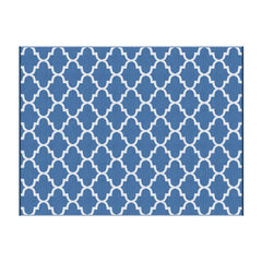 Gardeon Outdoor Rugs 274x366cm Large Carpet Reversible Area Mat PP Dual-Sided Patio Rug Blue