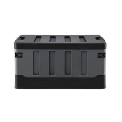Gardeon Collapsible Outdoor Storage Box 60L Stackable Folding Camping Organizer Black