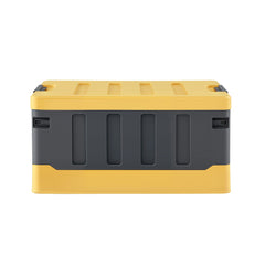Gardeon Collapsible Outdoor Storage Box 60L Stackable Folding Camping Organizer Yellow