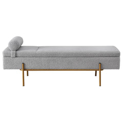 Artiss Storage Ottoman Bed 140cm Pillow Foot Stool