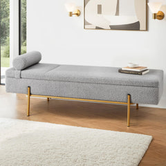 Artiss Storage Ottoman Bed 140cm Pillow Foot Stool
