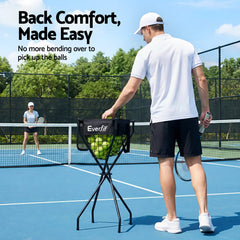 Everfit Portable Ball Cart Foldable Pickleball Tennis Baseball Softball