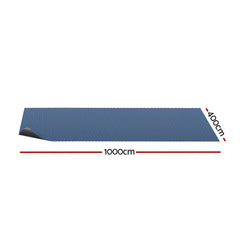 Aqua Buddy Pool Cover 10x4m 600 Micron Swimming Pool Solar Blanket Blue Black