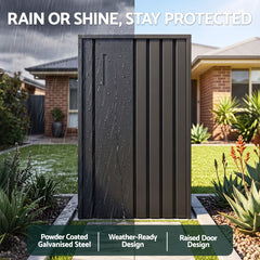 Gardeon Parcel Letterbox Drop Box Package Slot MailBox Black