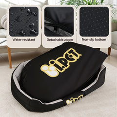 i.Pet Dog Bed XXL Large Jumbo Pet Calming Soft Sofa Cushion Mat Washable 130x90x26cm
