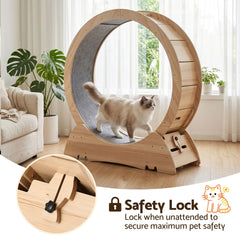 i.Pet Wooden Cat Exercise Wheel 91cm Indoor Cat Treadmill Large