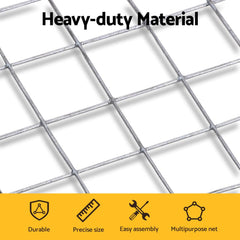 i.Pet Poultry Chicken Fence Pet Netting Wire Mesh Roll Duck Goose Coop 25Mx1.2M