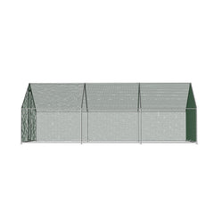 i.Pet Chicken Coop Cage 3x6x2m Galvanised Steel