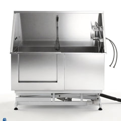 i.Pet Electric Pet Bath Tub Dog Grooming Stainless Steel Wash Station 127cm