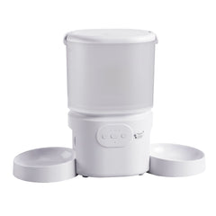 i.Pet 5L Automatic Pet Feeder Dual Bowl Smart Dispenser APP Control Cats Dogs