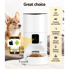 i.Pet Automatic Pet Feeder 9L Wifi Auto Dog Cat Feeder Smart Food Dispenser Timer