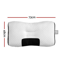 Giselle Bedding Contour Pillow Ergonomic Neck Pillow 48X73CM
