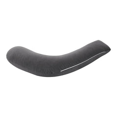 Giselle Bedding Pregnancy Pillow for Side Sleeping L-Shaped Maternity Body Pillow for Women 100% Cotton Jersey Cover for Head Neck Belly Support, 63x115 cm Grey