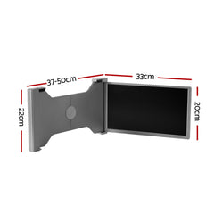 Devanti Portable Monitor Laptop Screen Extender Dual Display 1080P IPS USB C