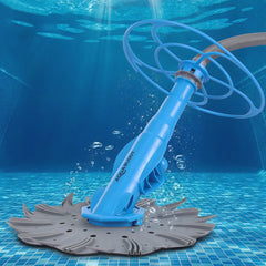 Aqua Buddy Vacuum Pool Cleaner Automatic Swimming Pool Floor Climb Wall Grey