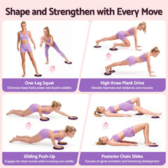 Everfit Pilates Ring Set for Women, 15pcs Home Workout Pilates Equipment with Ring, Ball, Yoga Socks, D-Ring etc. Pilates Starter Kit for Strength, Toning and Flexibility Purple