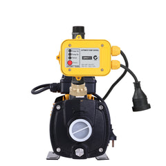 Giantz Garden Water Pump High Pressure 2000W Max 5 Stage Tank Irrigation Transfer Booster Yellow