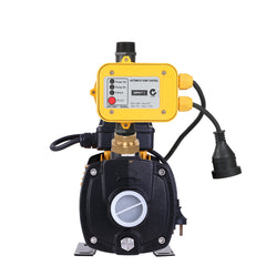 Giantz Garden Water Pump High Pressure 2500W Max 6-Stage Tank Irrigation Transfer Booster Yellow