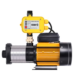 Giantz Garden Water Pump High Pressure 2500W Max 6-Stage Tank Irrigation Transfer Booster Yellow