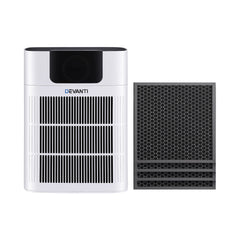 Devanti Pet Air Purifier H12 HEPA Filter Cleaner Replacement Filter White